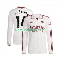 Camisola Arsenal Viktor Gyokeres 14 Homem Equipamento Terceiro 2025-2026 Manga Comprida